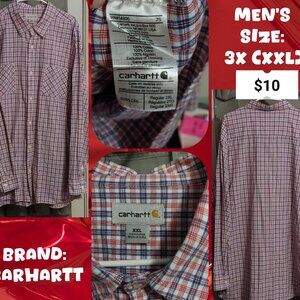 Like New Men's Size 3X Button Down Collared Shirt